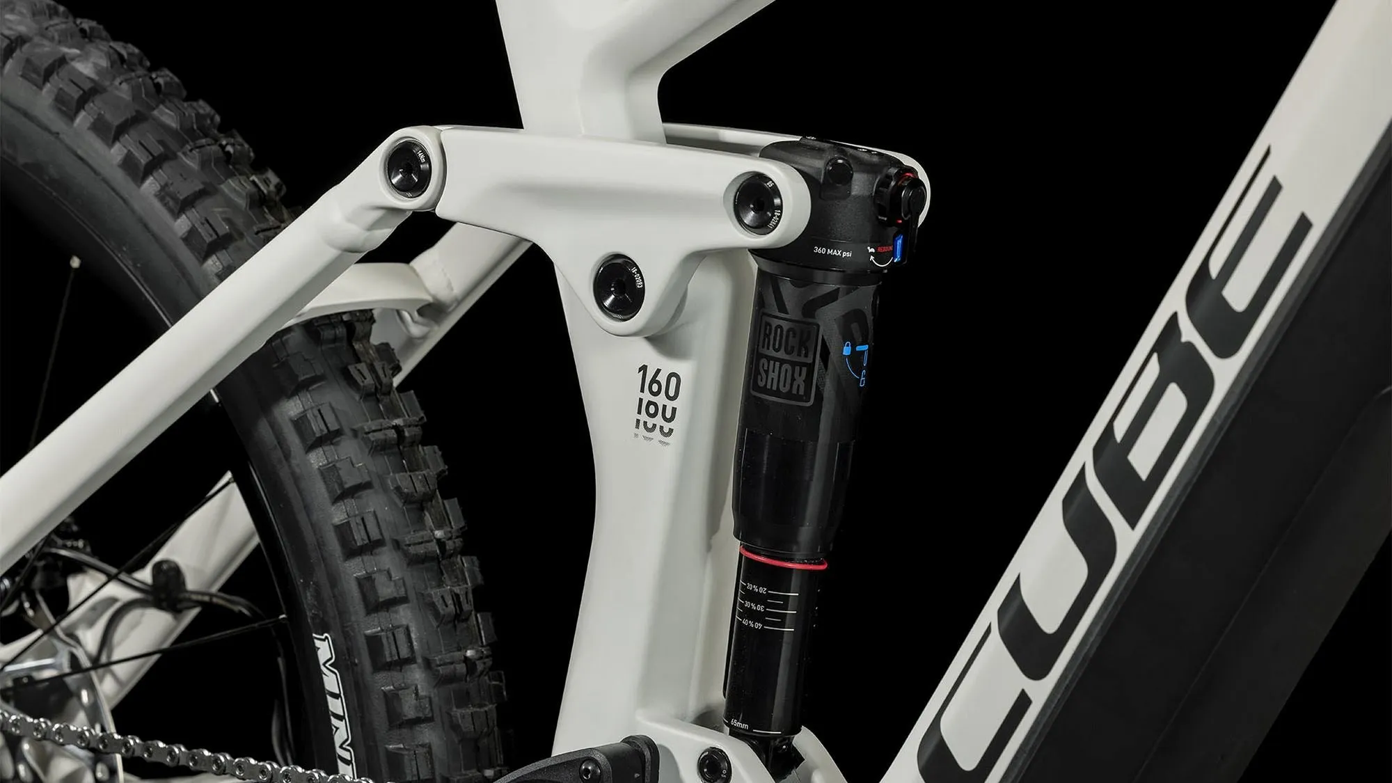 CUBE STEREO HYBRID 160 HPC SLX 750 27.5 GREY/GREY