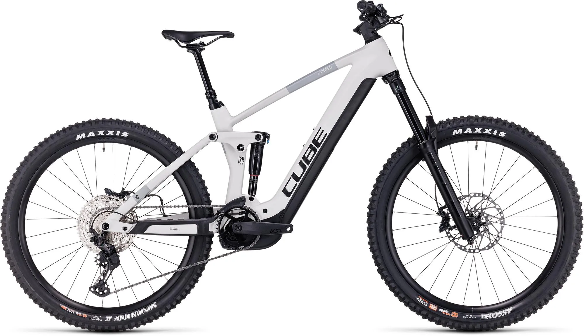 CUBE STEREO HYBRID 160 HPC SLX 750 27.5 GREY/GREY