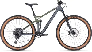 CUBE STEREO ONE22 HPC TM FLASHGREY/OLIVE
