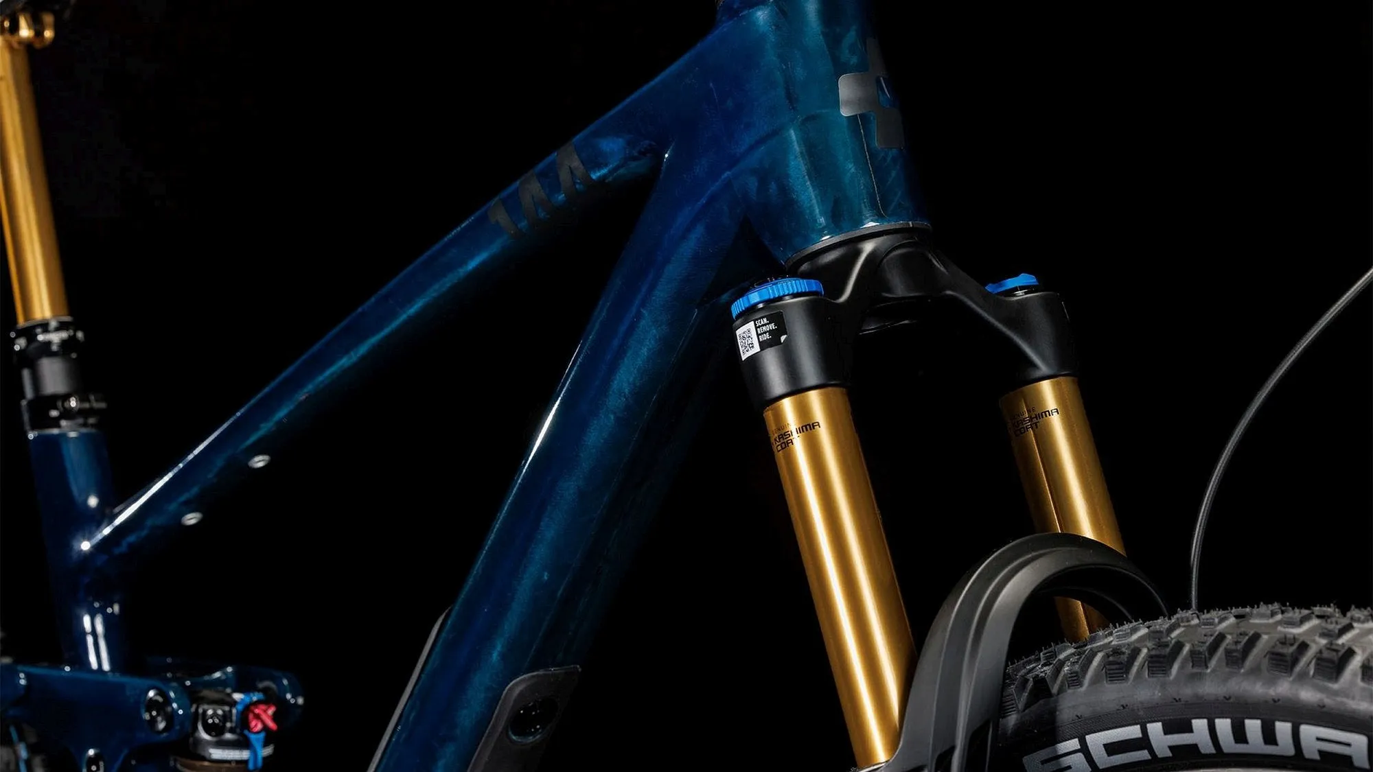 CUBE STEREO ONE44 C:68X SLT LIQUIDBLUE/BLACK