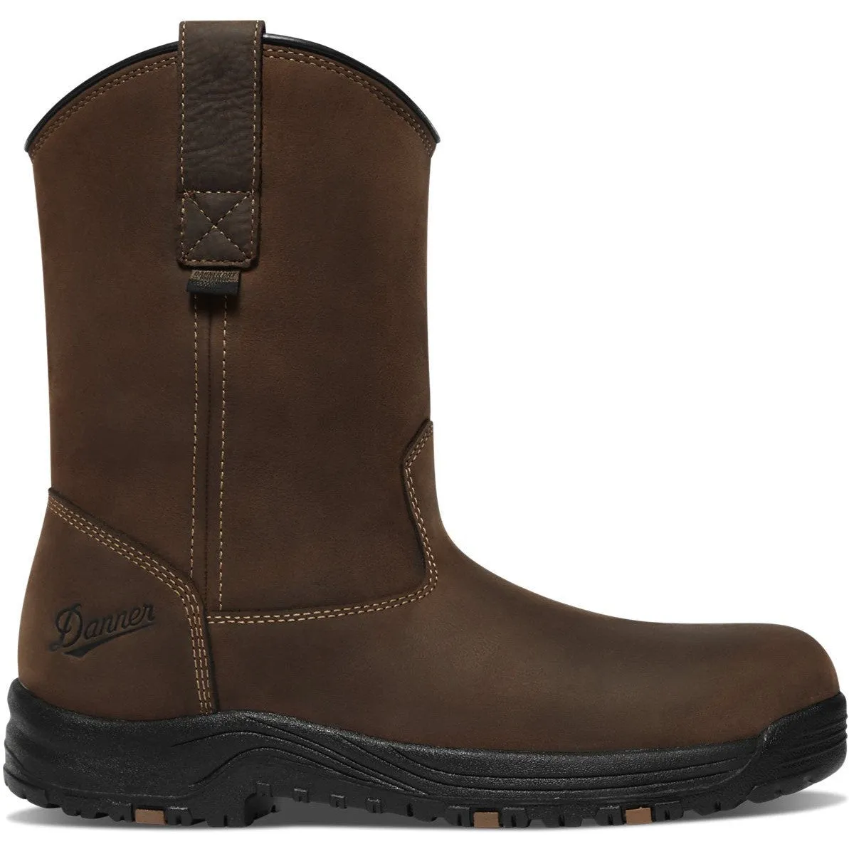 Danner Men's Caliper 10" Alloy Toe Waterproof Work Boot -Brown- 19491