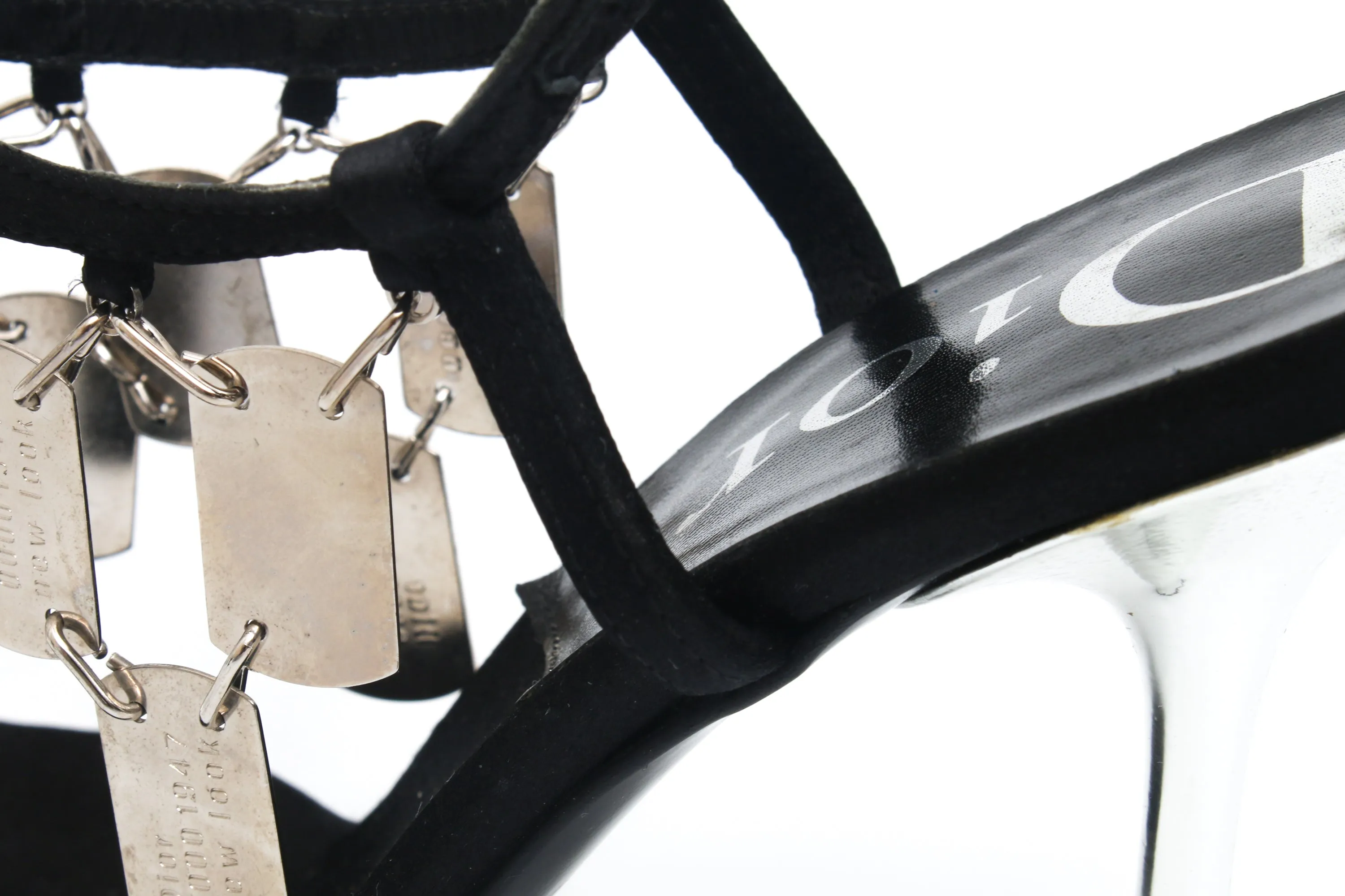 Dior Dog Tag Heels