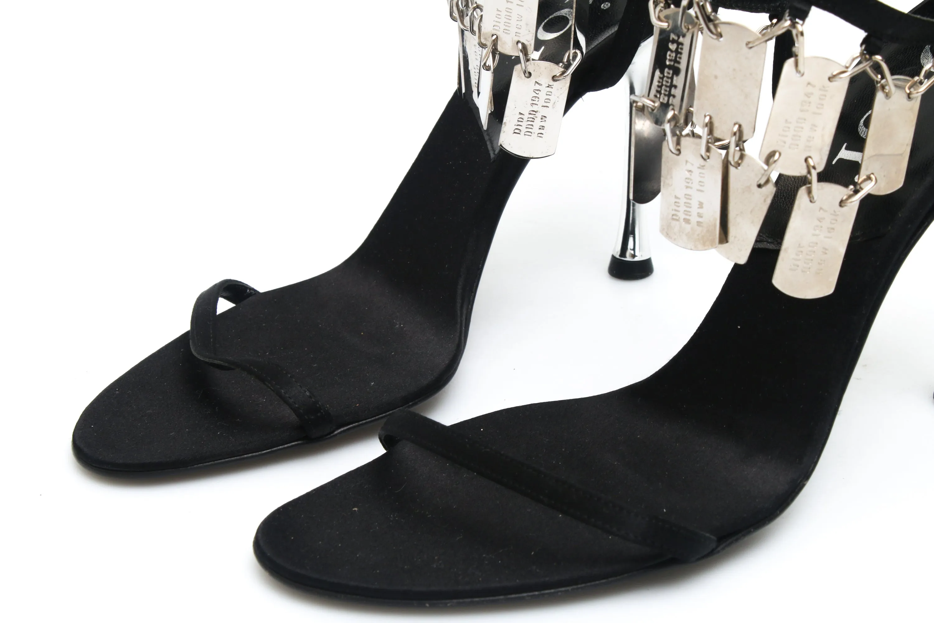 Dior Dog Tag Heels