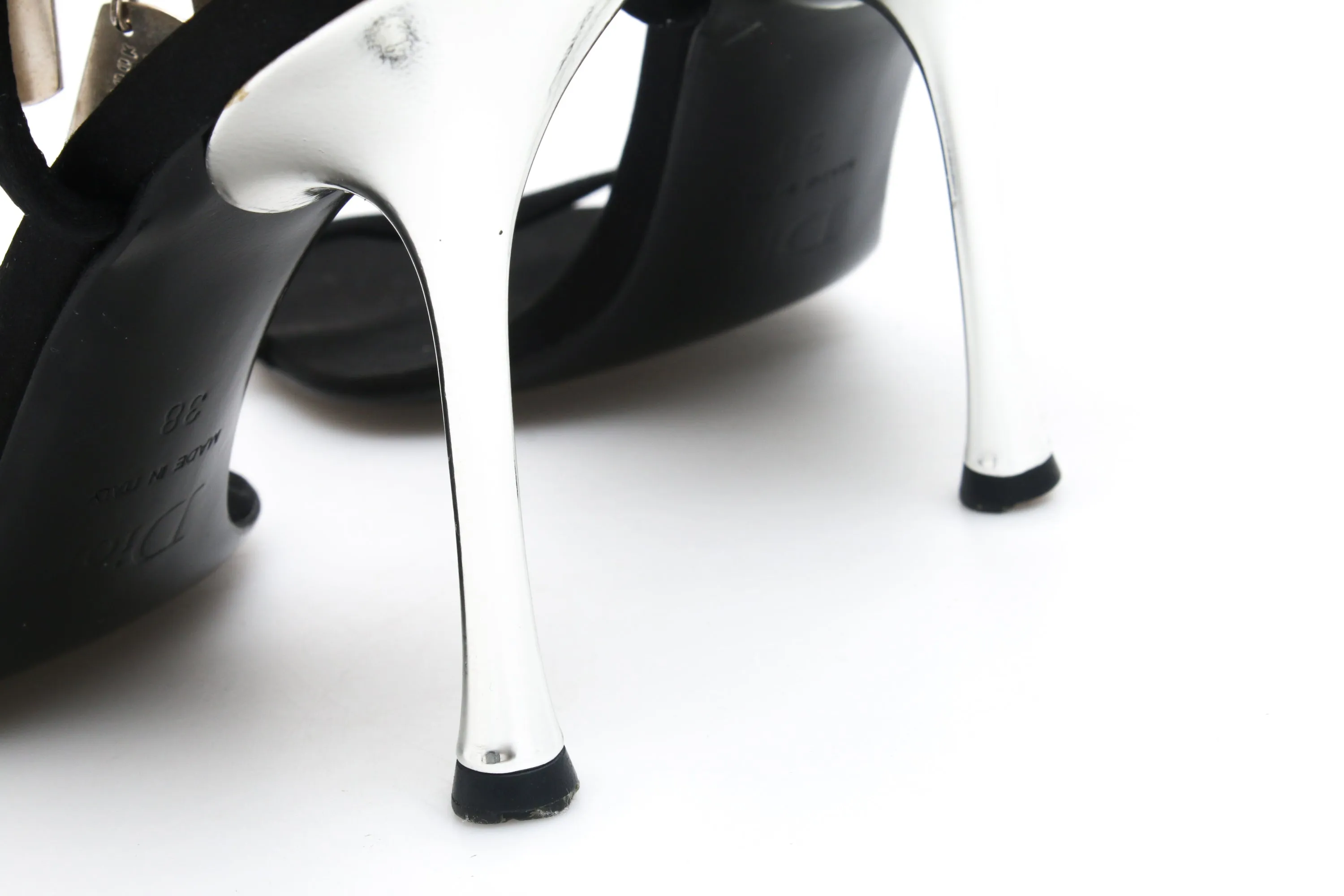Dior Dog Tag Heels