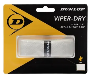 Dunlop Viper-Dry Replacement Badminton Grip - White