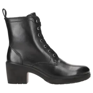 Ecco Metropole Zurich Full Grain Leather Women's Ankle Heel Boots