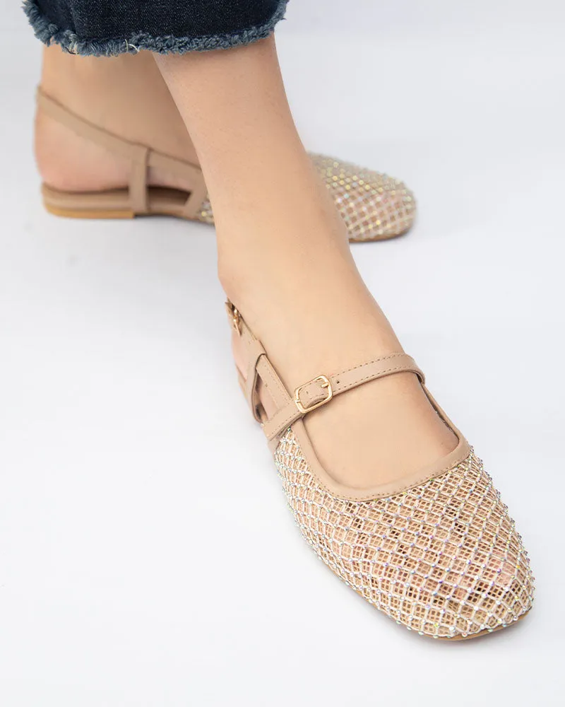 ELLA Studded Mesh Sandals