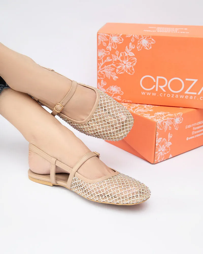 ELLA Studded Mesh Sandals