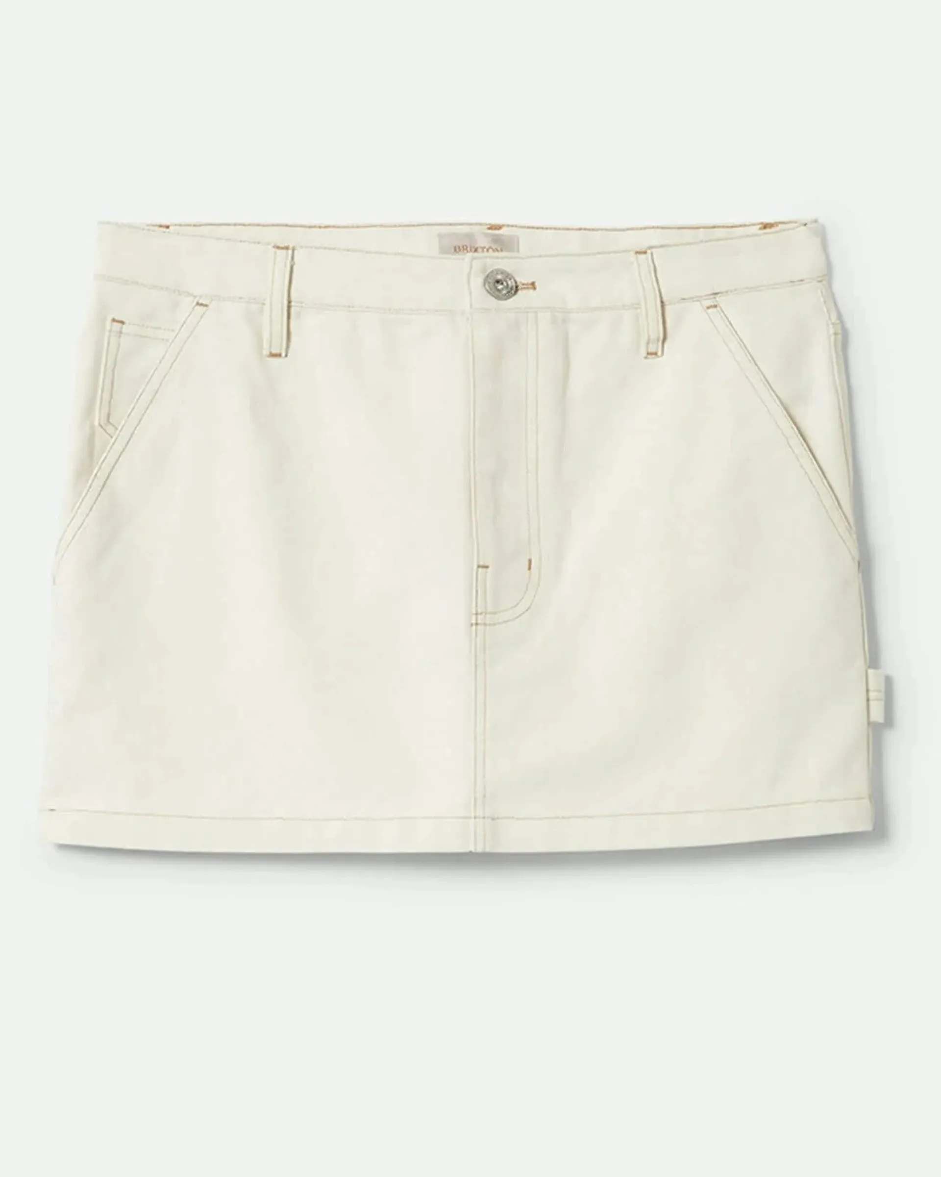 Essex Painter Mini Skirt - Egret White