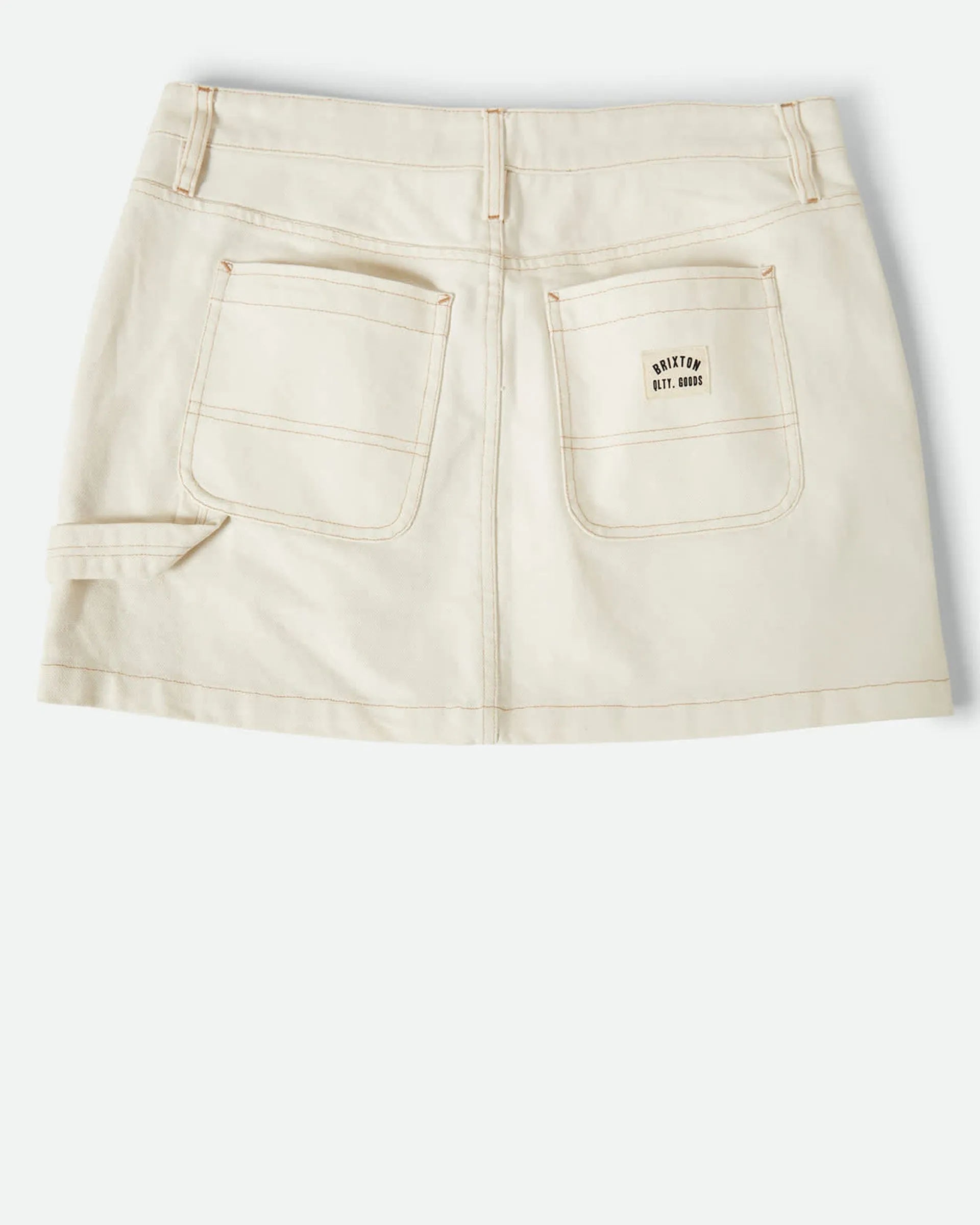 Essex Painter Mini Skirt - Egret White
