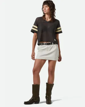 Essex Painter Mini Skirt - Egret White