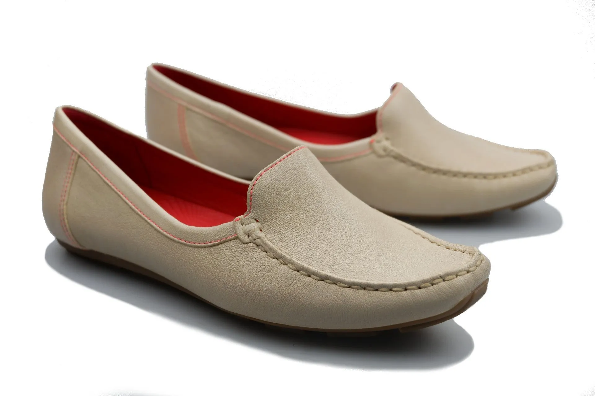 'Estelle Dawn' women´s slip on shoe - Off white