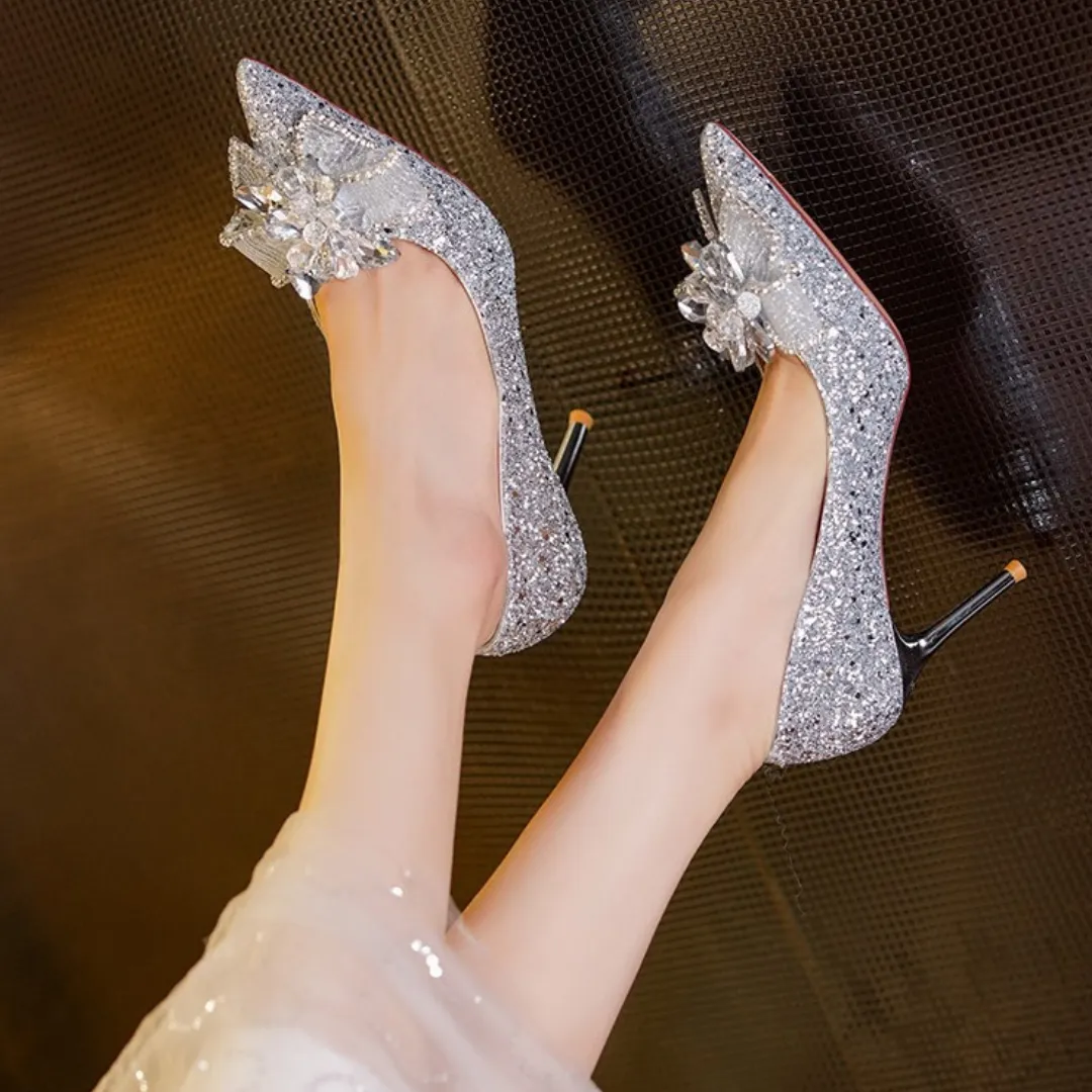 Fairy Wings Bridal Heels
