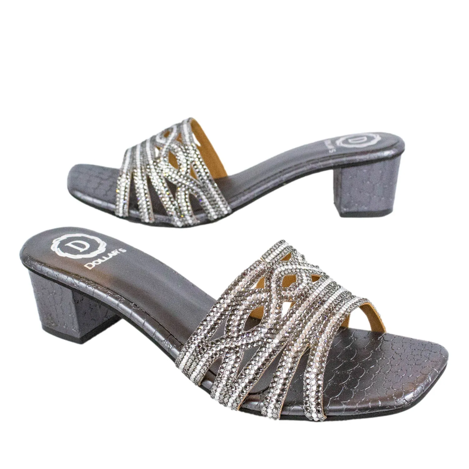 Faryal Heels S86H - Grey