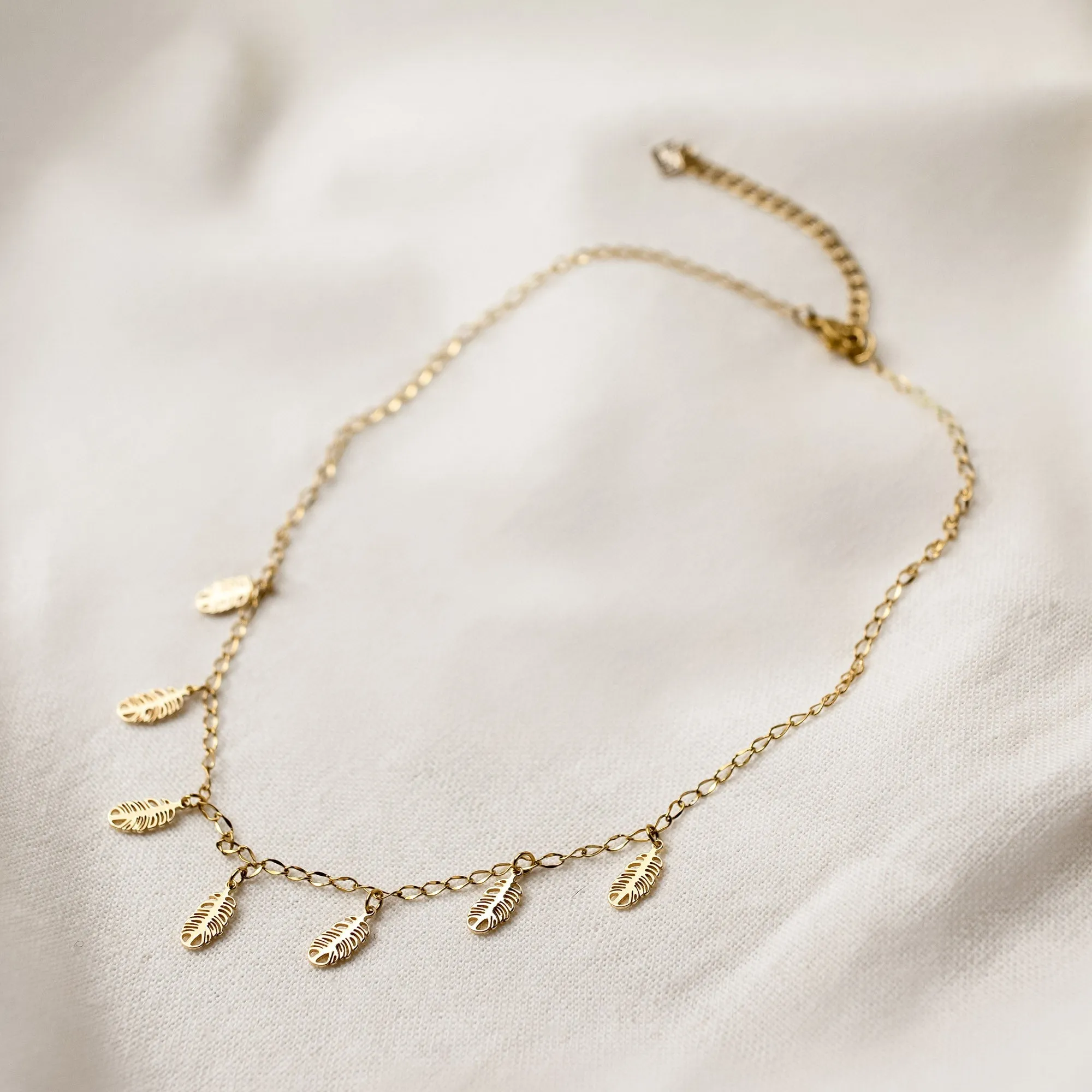 Feather Charms Necklace