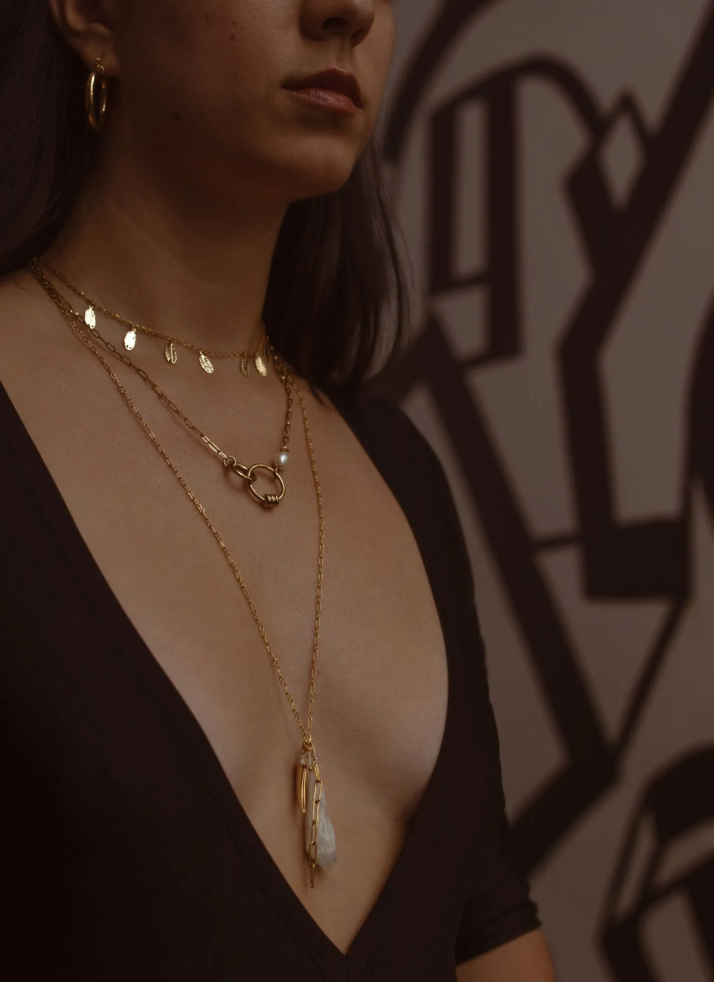 Feather Charms Necklace