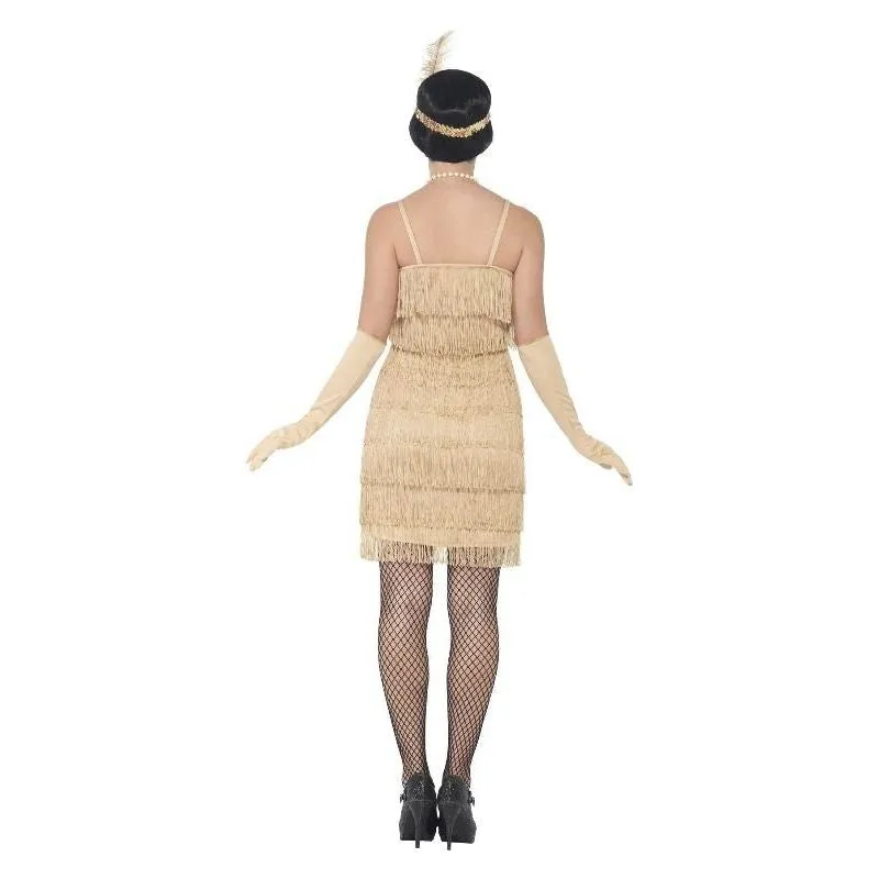 Flapper Costume Gold