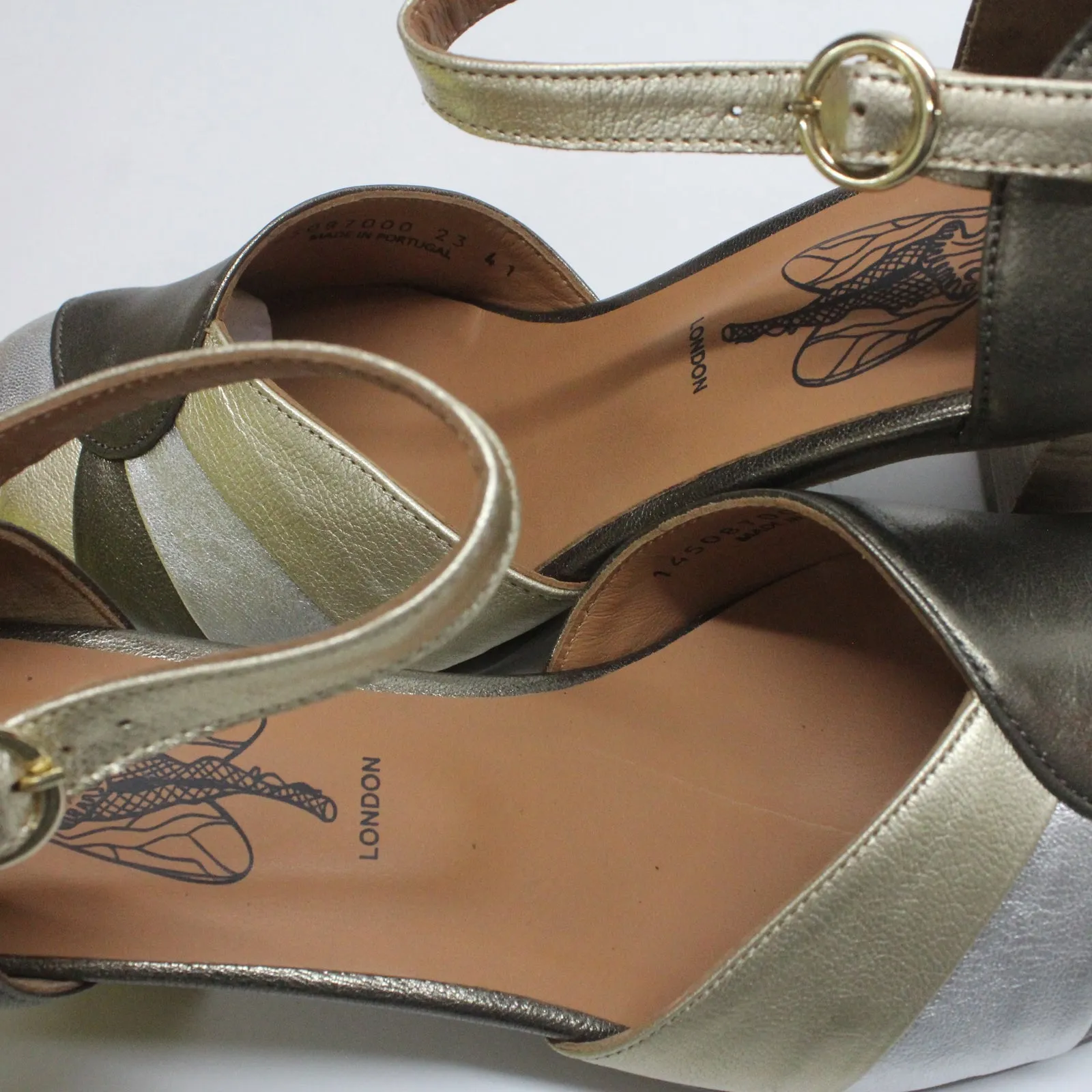 Fly London BESH087FLY Idra Leather Women's Heels Shoes - UK 8 - US 10 Women - EU 41