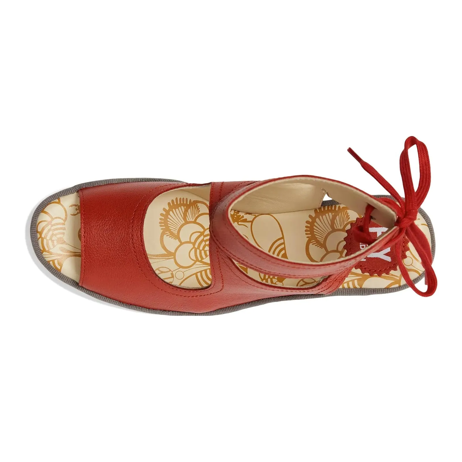 Fly London YULP571FLY Mousse Leather Women's Heels Sandals
