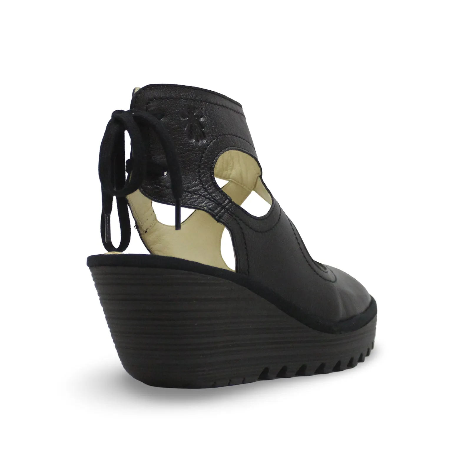 Fly London YULP571FLY Mousse Leather Women's Heels Sandals
