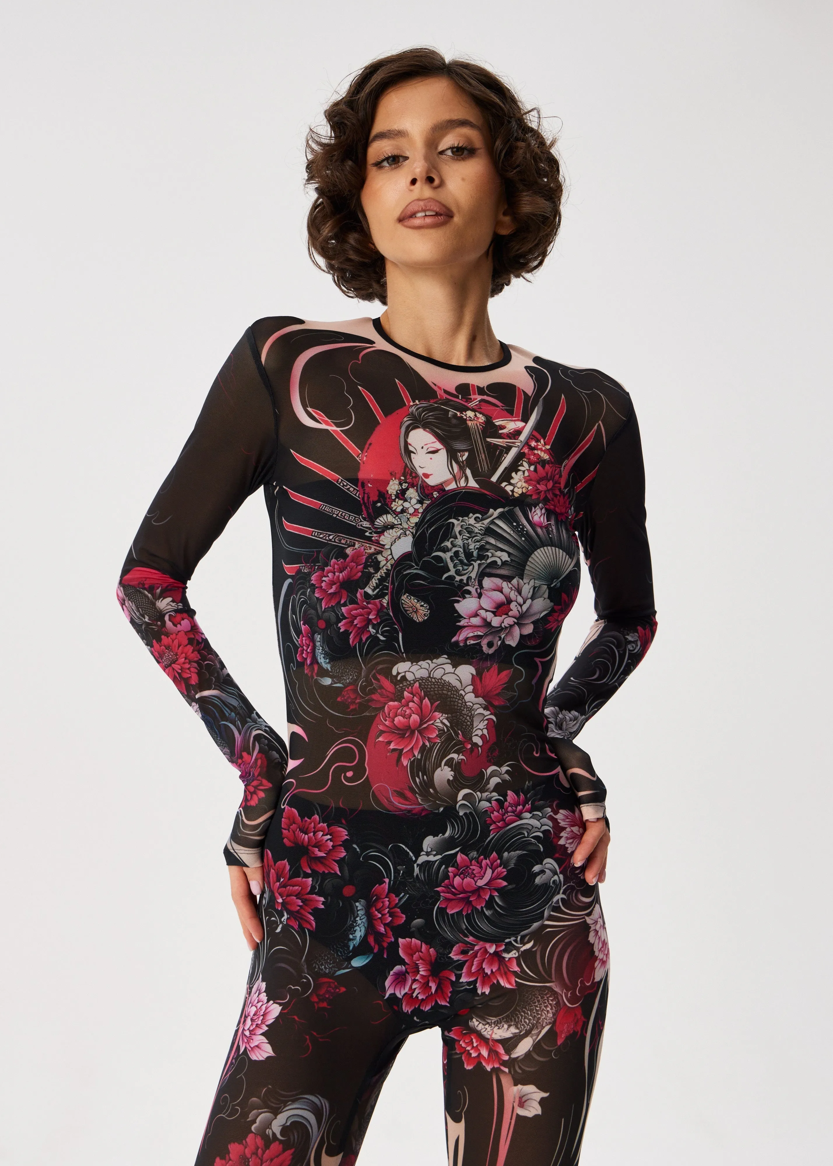 Geisha Tattoo Jampsuit – Luxe Edition
