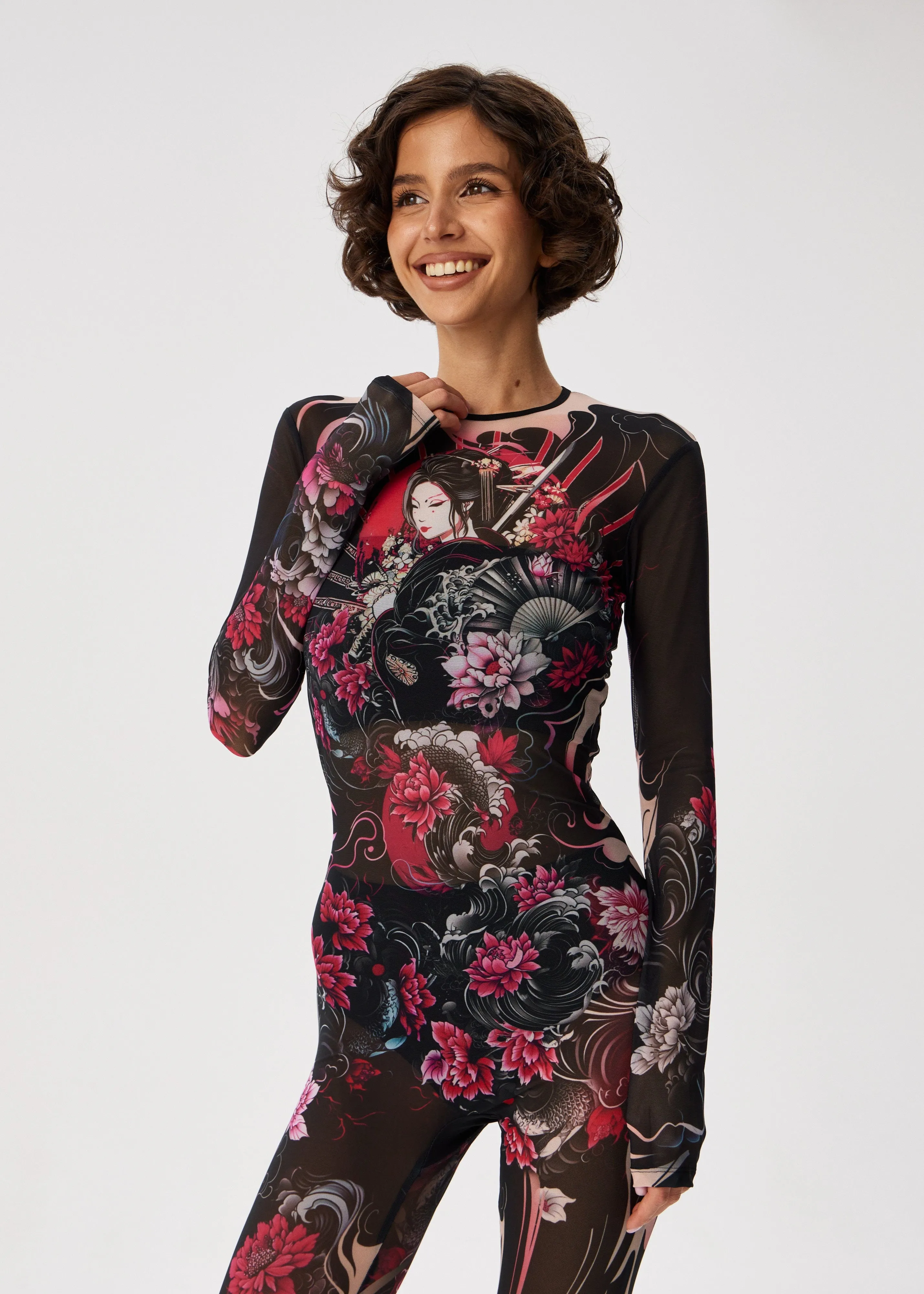 Geisha Tattoo Jampsuit – Luxe Edition