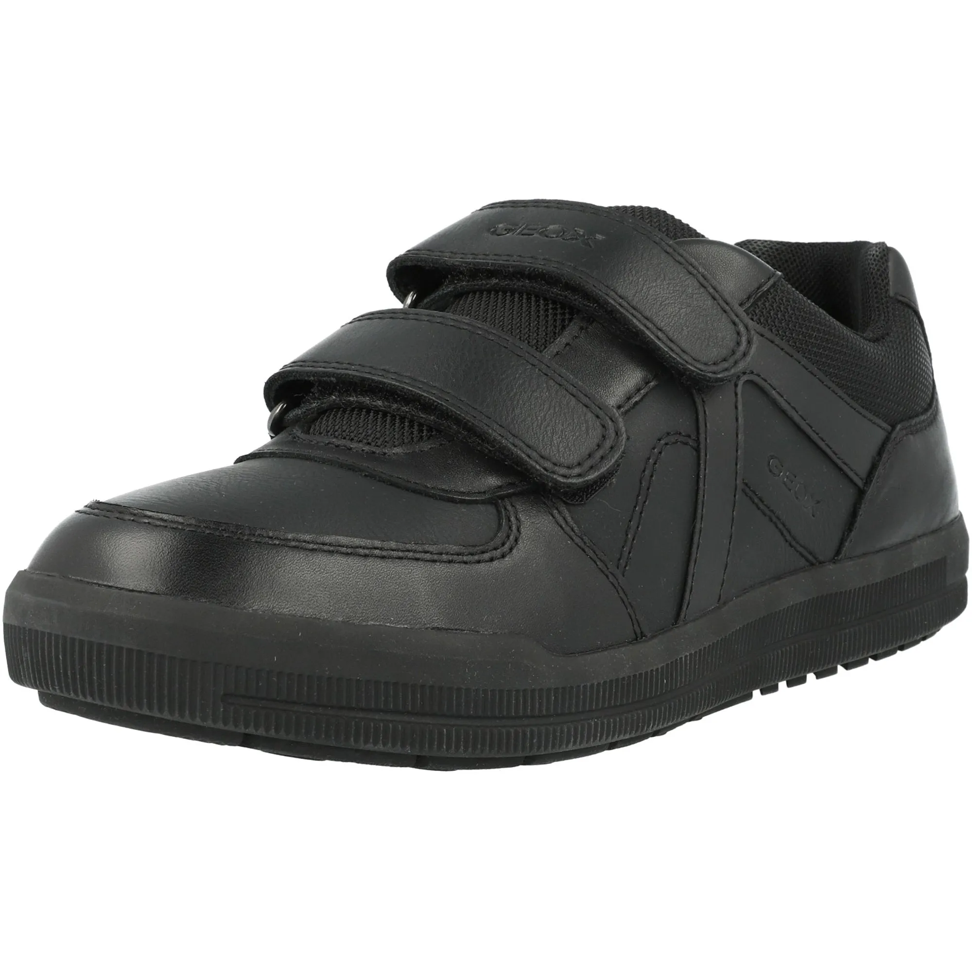 Geox Arzach Black Boys School Shoes