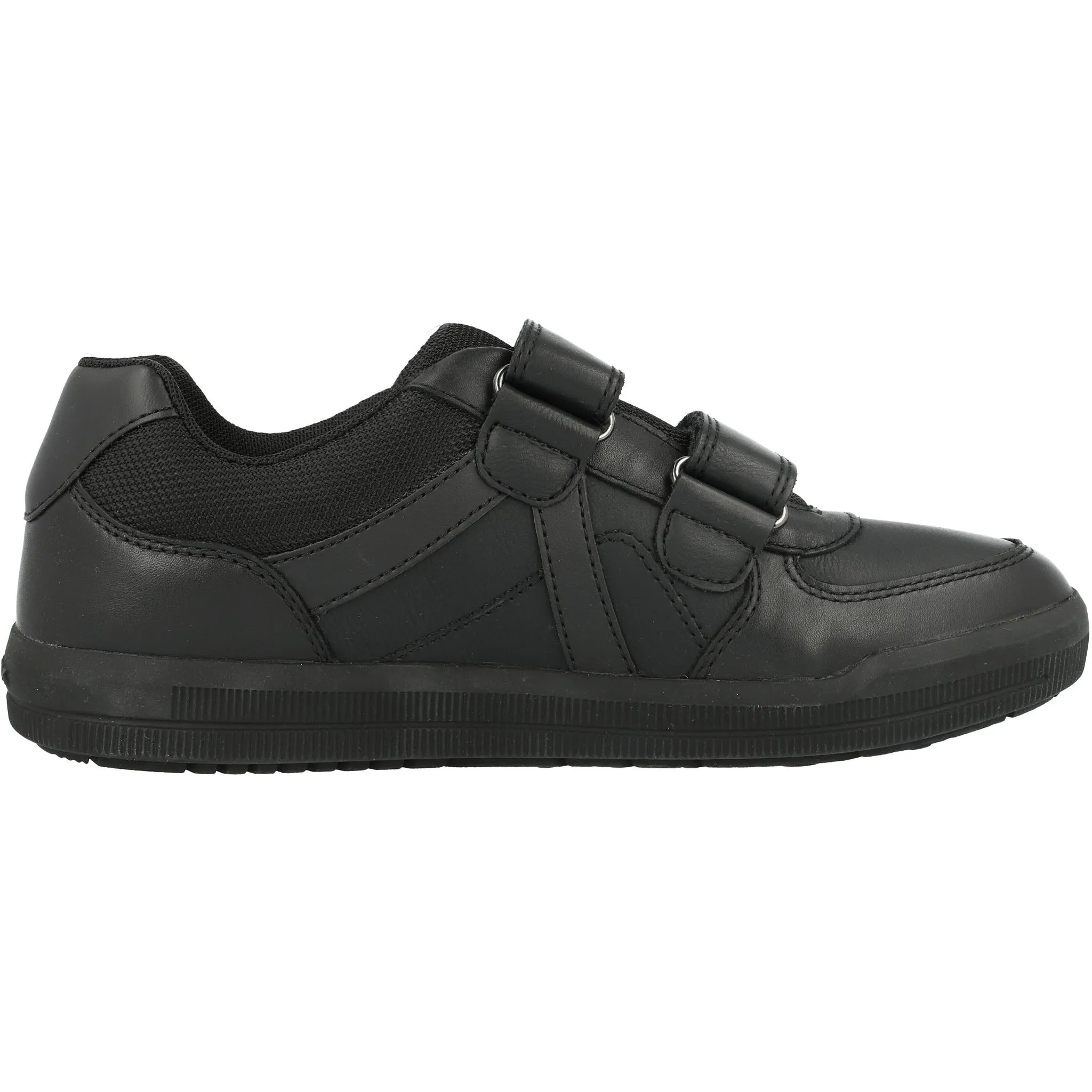 Geox Arzach Black Boys School Shoes