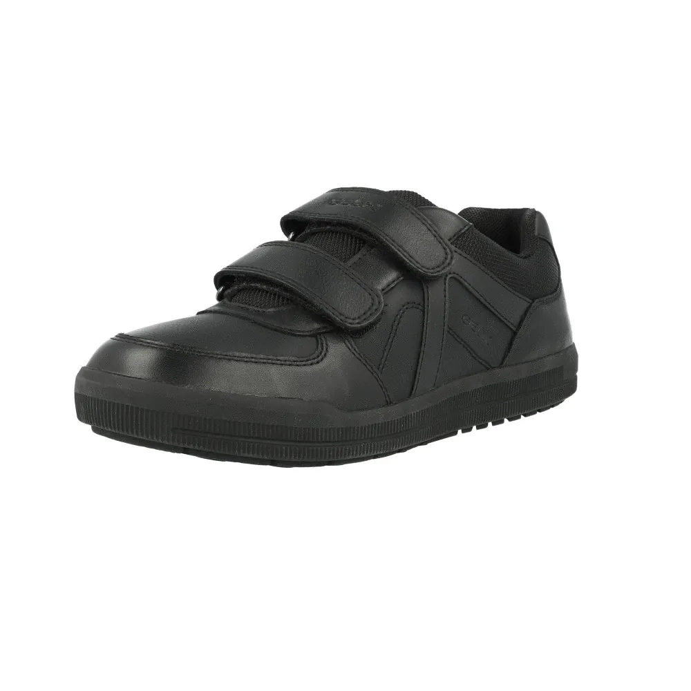 Geox Arzach Black Boys School Shoes