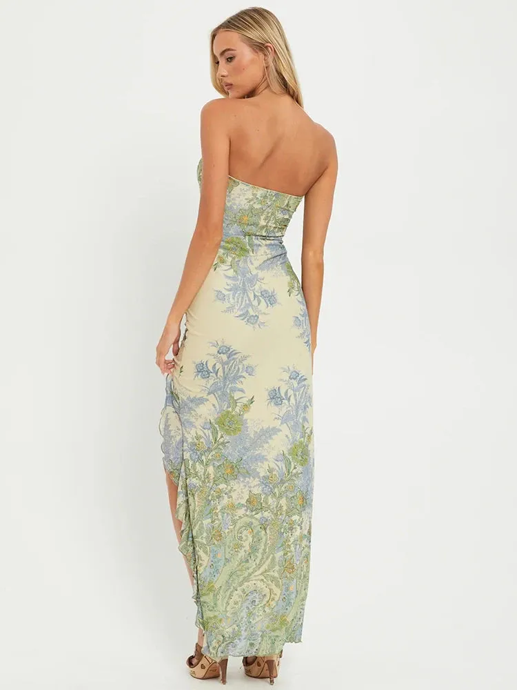 Gisella - Elegant strapless dress