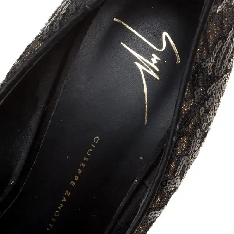 GIUSEPPE ZANOTTI SHARON PEEP TOE PLATFORM PUMPS