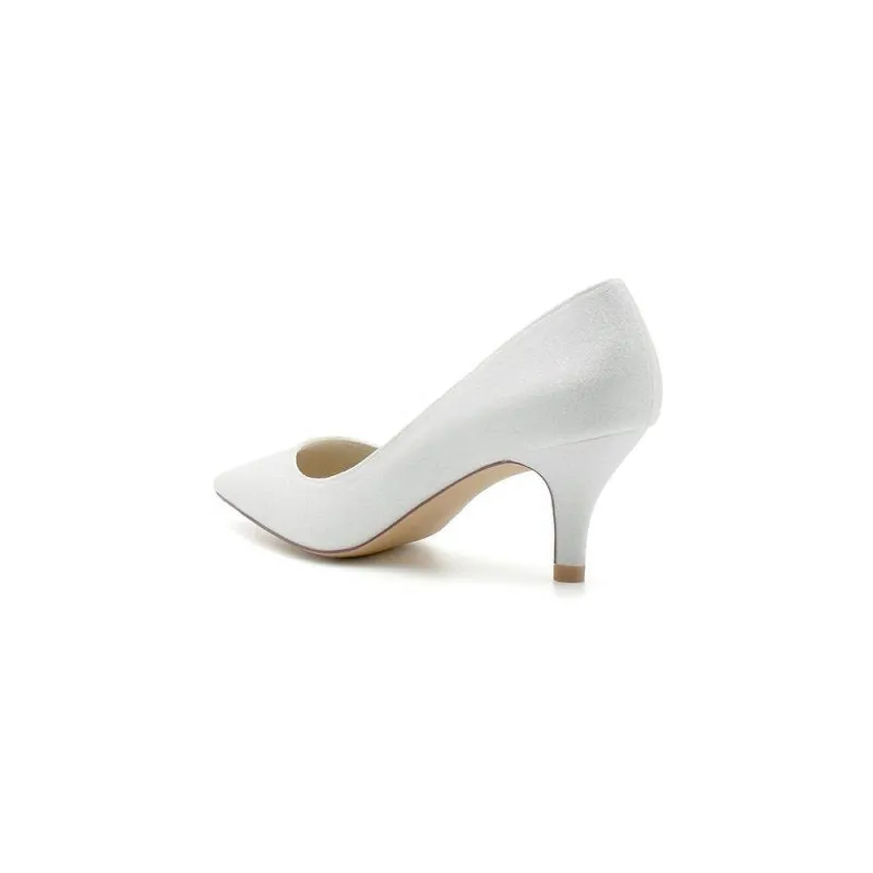 Glitter Crystal Pointed Toe Wedding Shoes