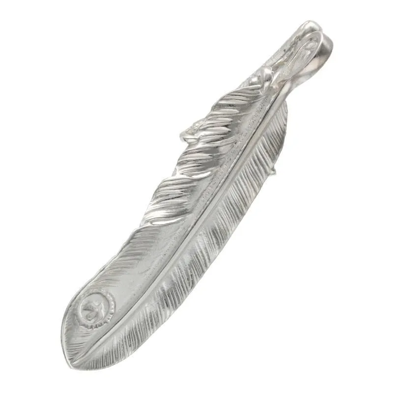 Goros Feather With Silver Claw - Facing Left