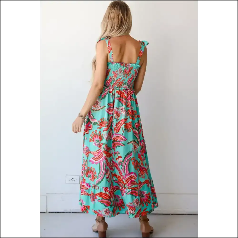 Green Abstract Print Maxi Dress: Dressed to Kill (your Ex's Vibe) Needful Things
