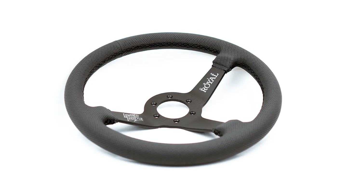 Grip Royal Steering Wheel - Perforated Leather Brute (Official Collab)