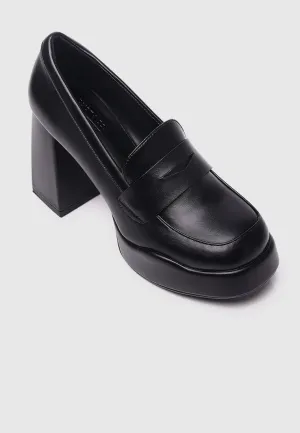 Happy Mind Platform Pumps (Black)
