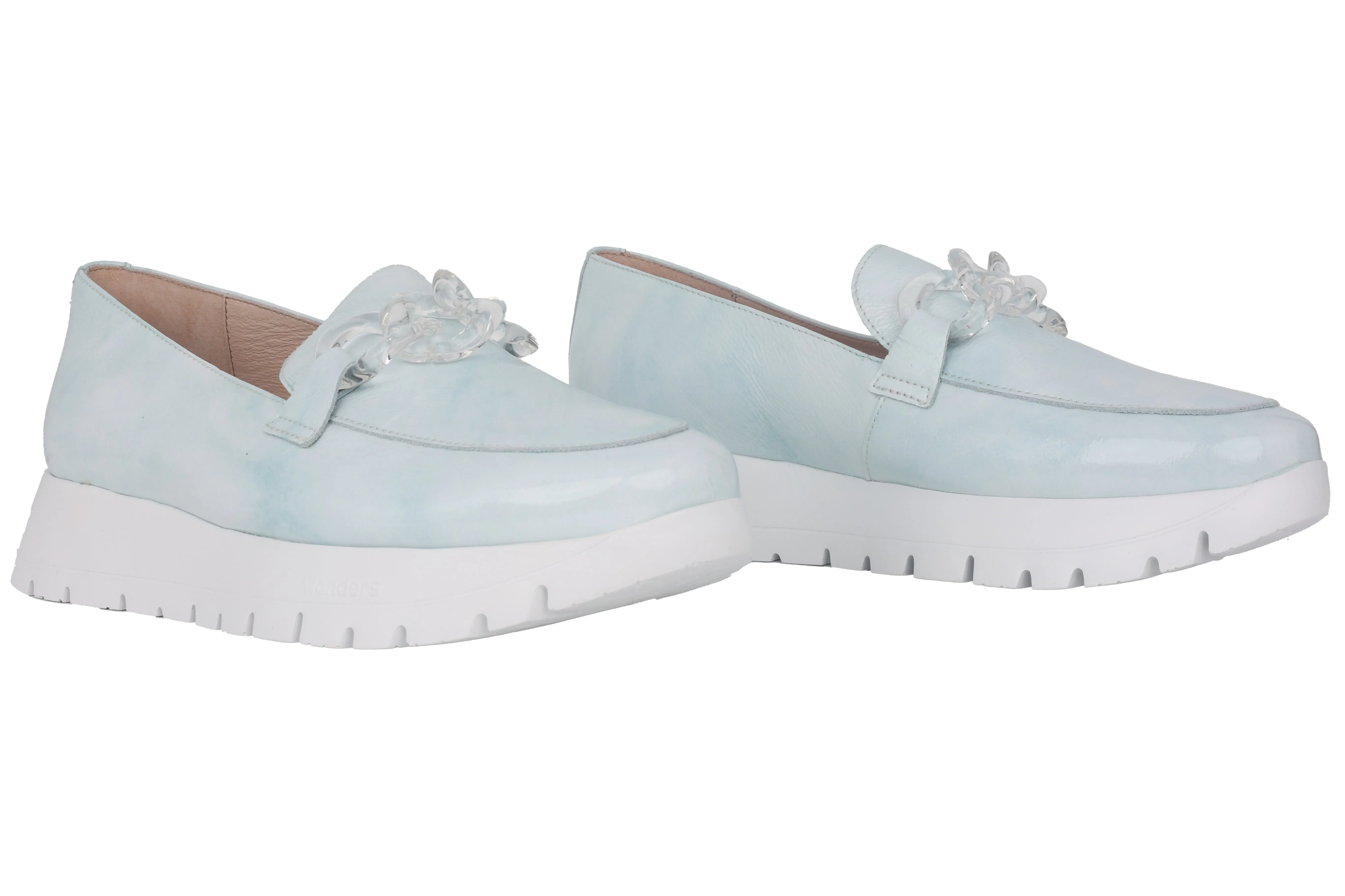 'Iris' women's loafer - Light blue
