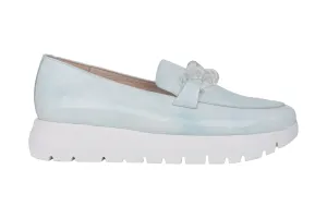 'Iris' women's loafer - Light blue