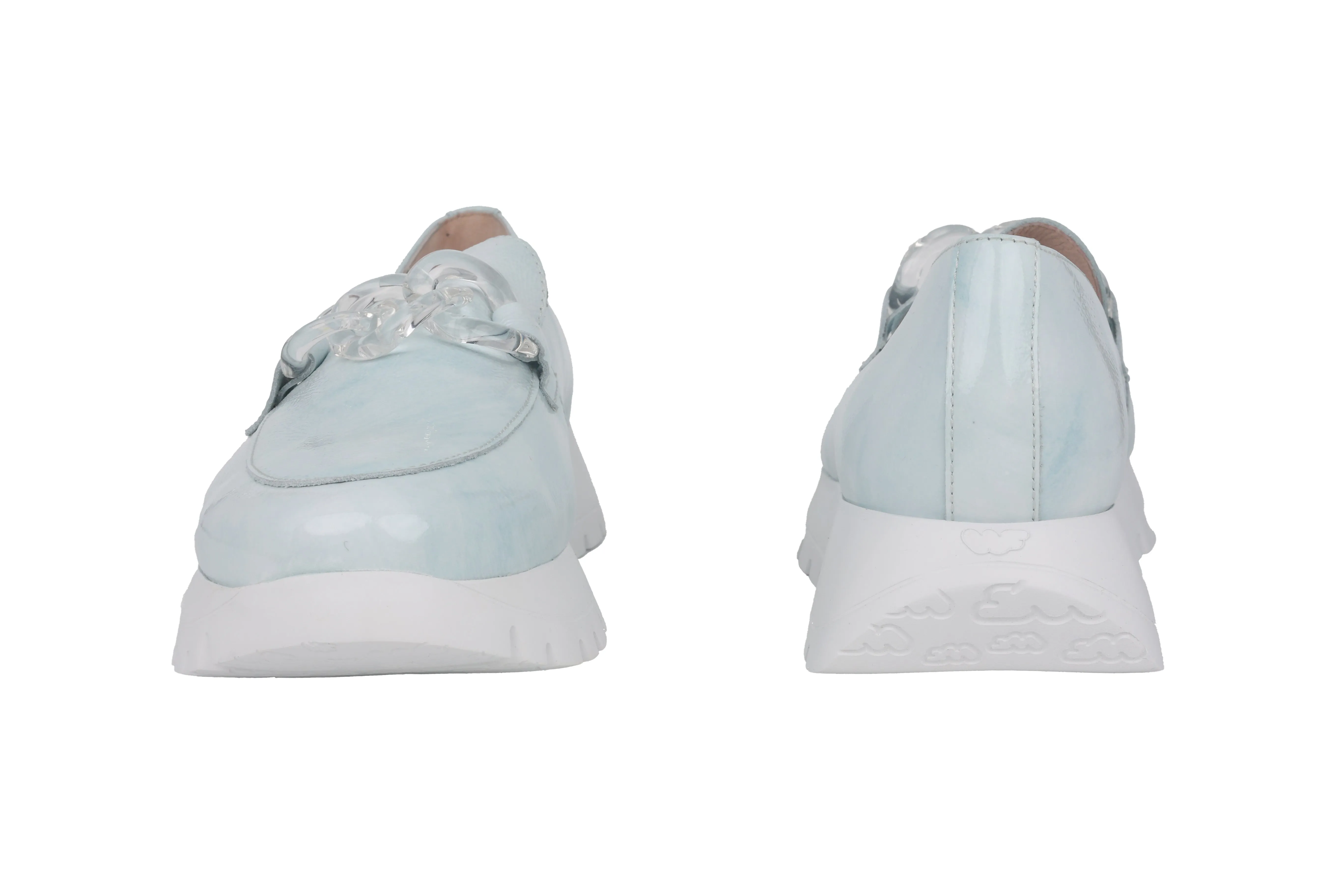 'Iris' women's loafer - Light blue