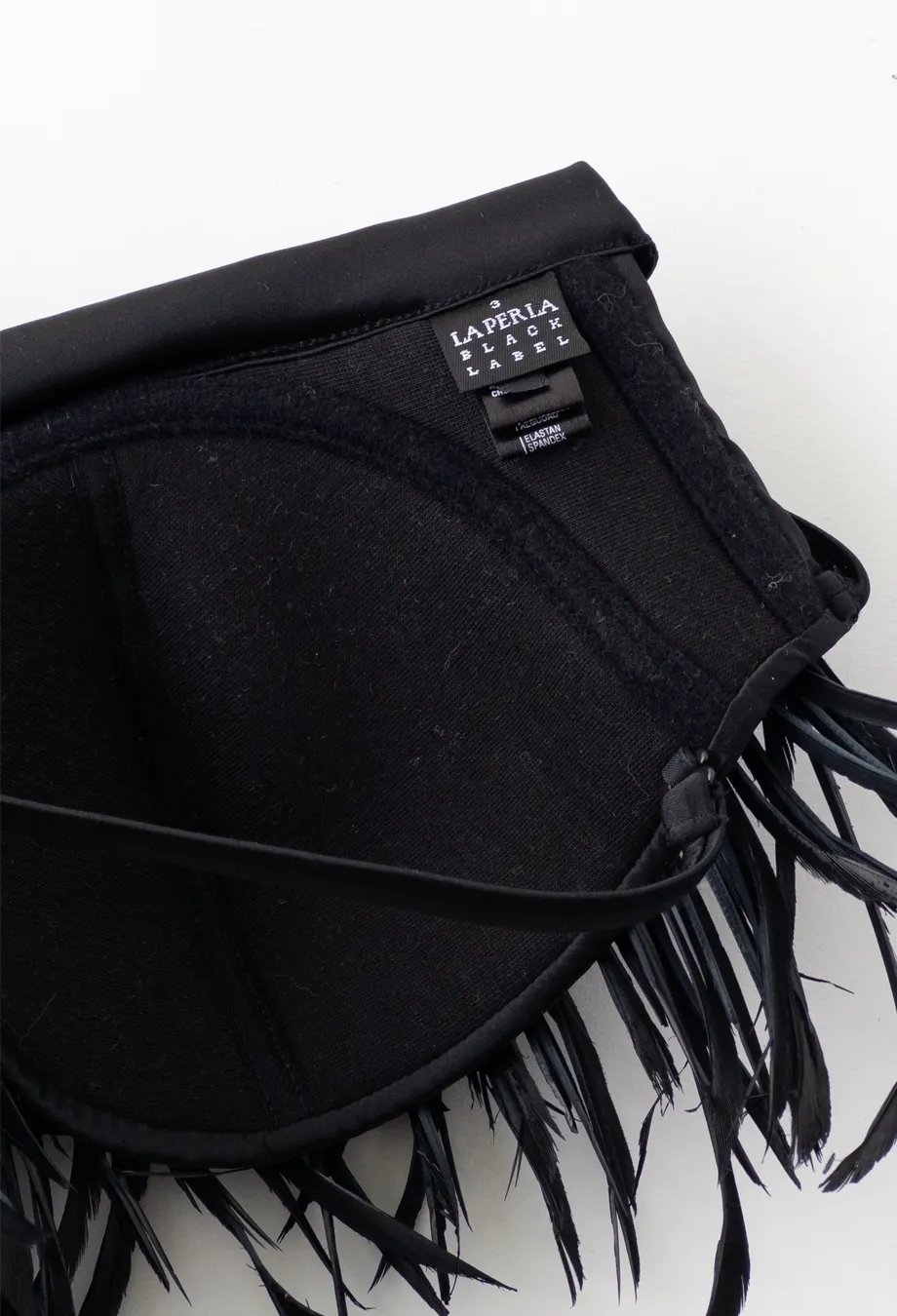 La Perla Black Label Feather Bra Top