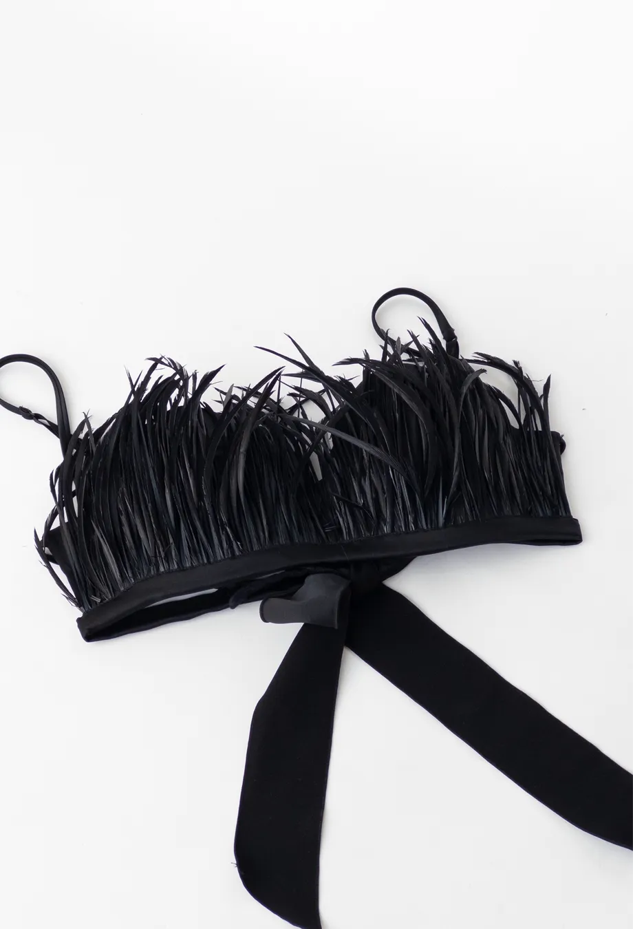 La Perla Black Label Feather Bra Top