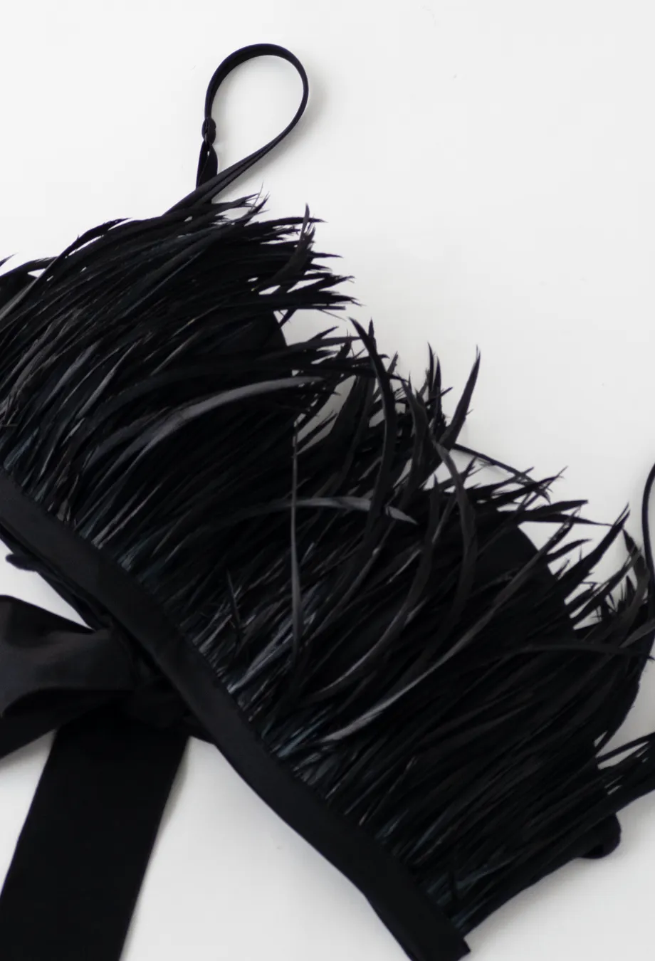 La Perla Black Label Feather Bra Top