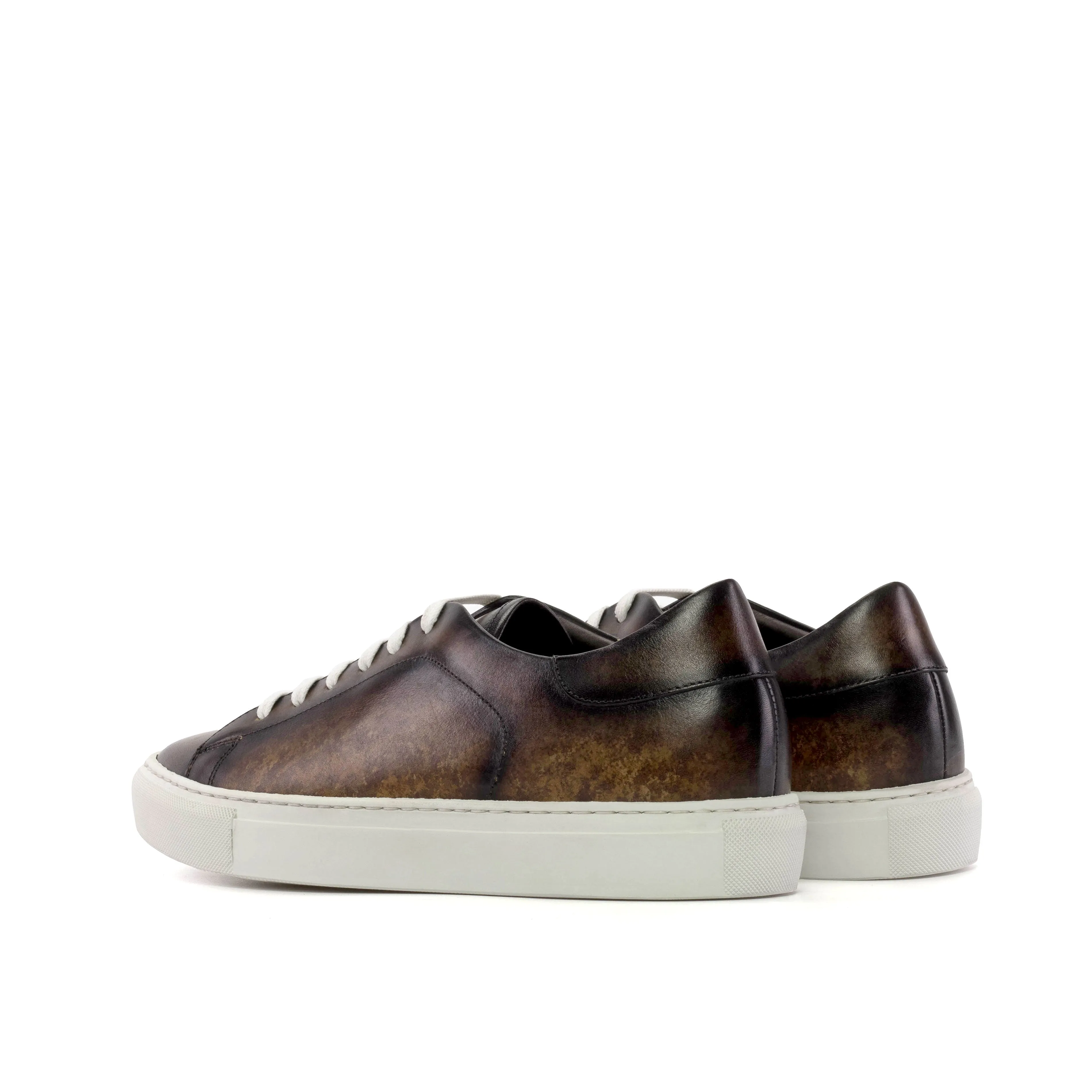Leather Trainer │ Brown Patina