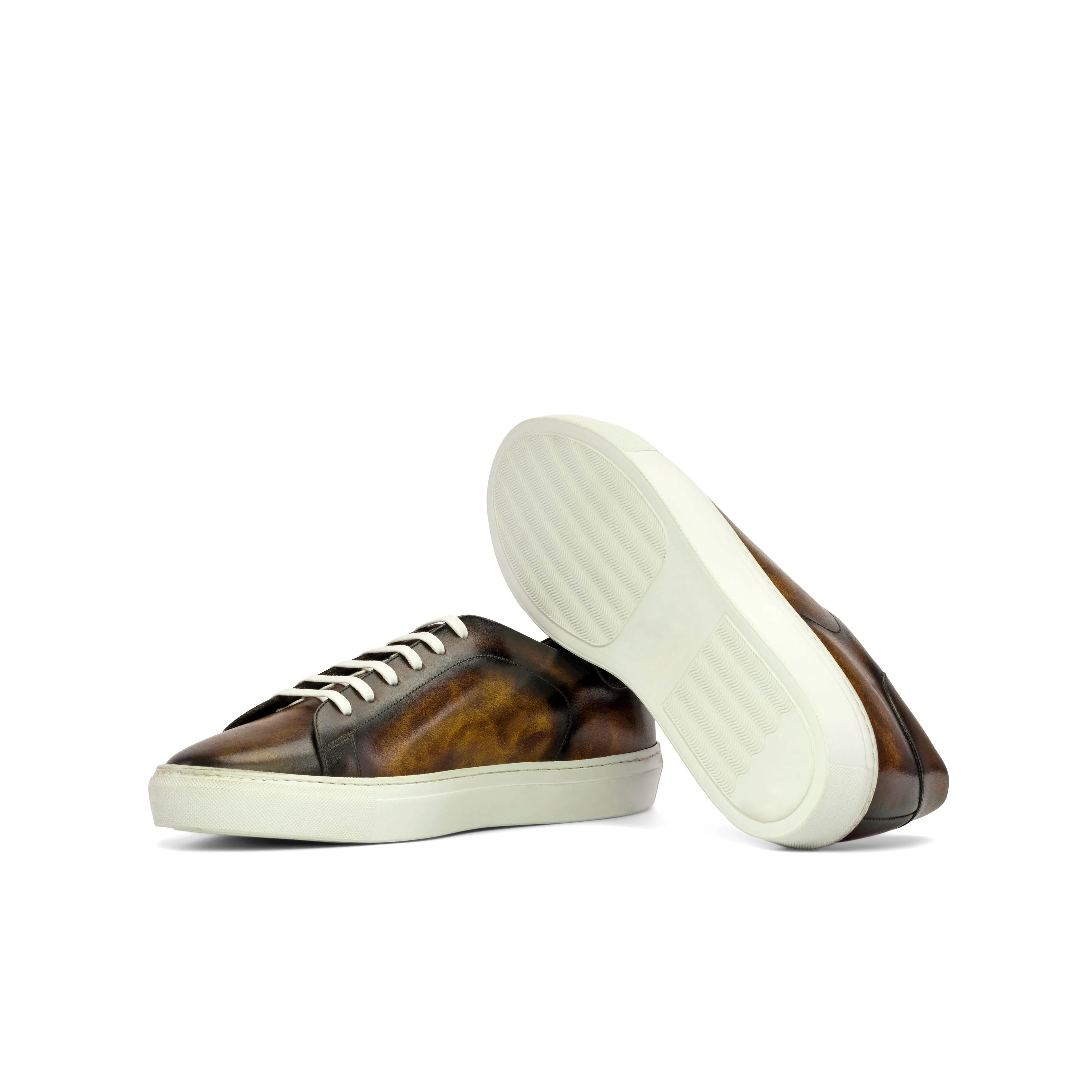 Leather Trainer │ Tobacco Patina