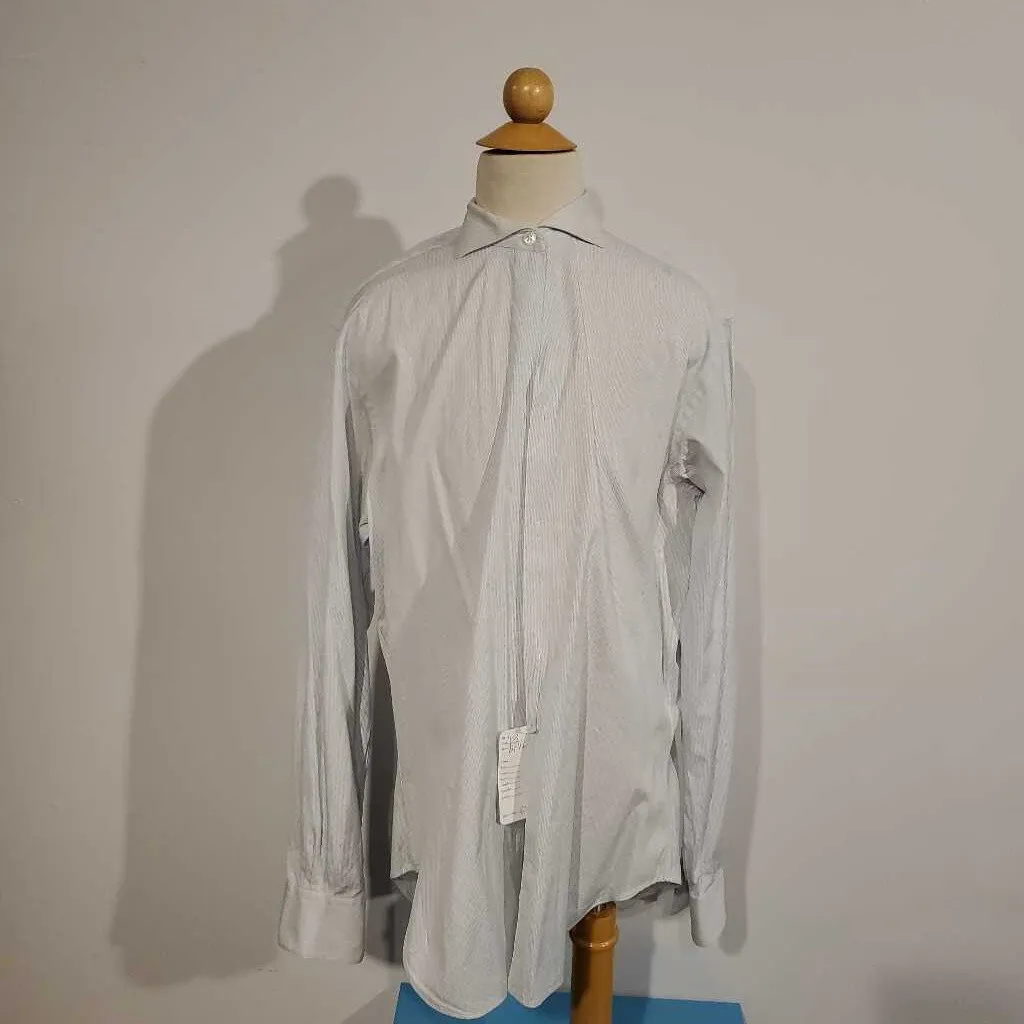 Light Blue Pinstripe Formal Shirt