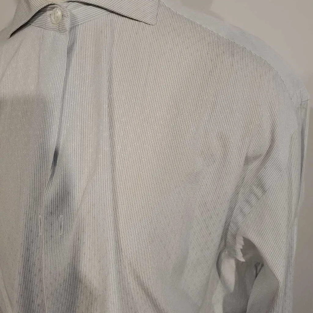 Light Blue Pinstripe Formal Shirt