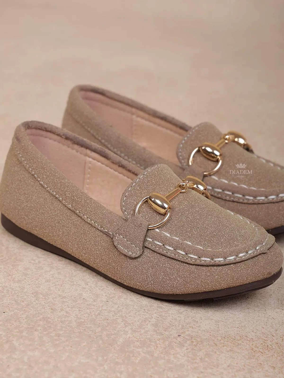 Light Brown Casual Loafers for Boys