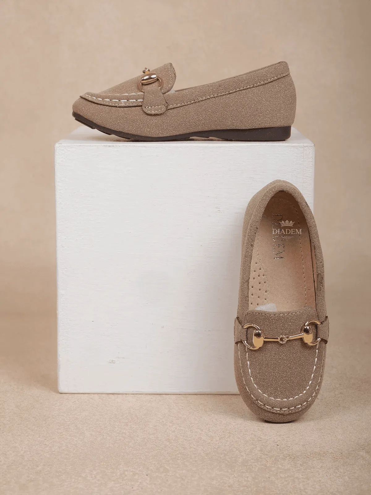 Light Brown Casual Loafers for Boys