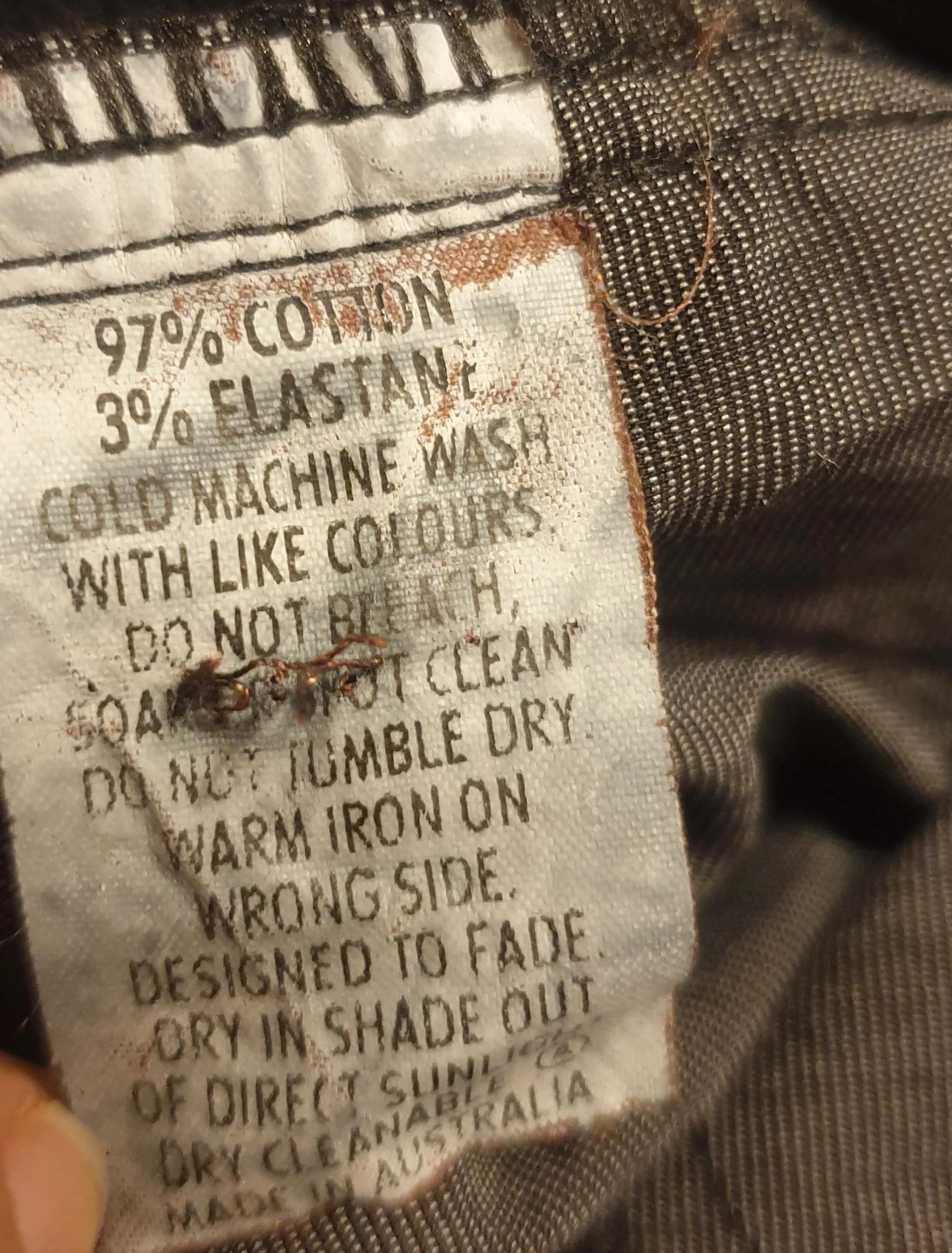 Lush cotton mix straight leg pants with unique button detail size 10 (tiny fit, best fits size 8)