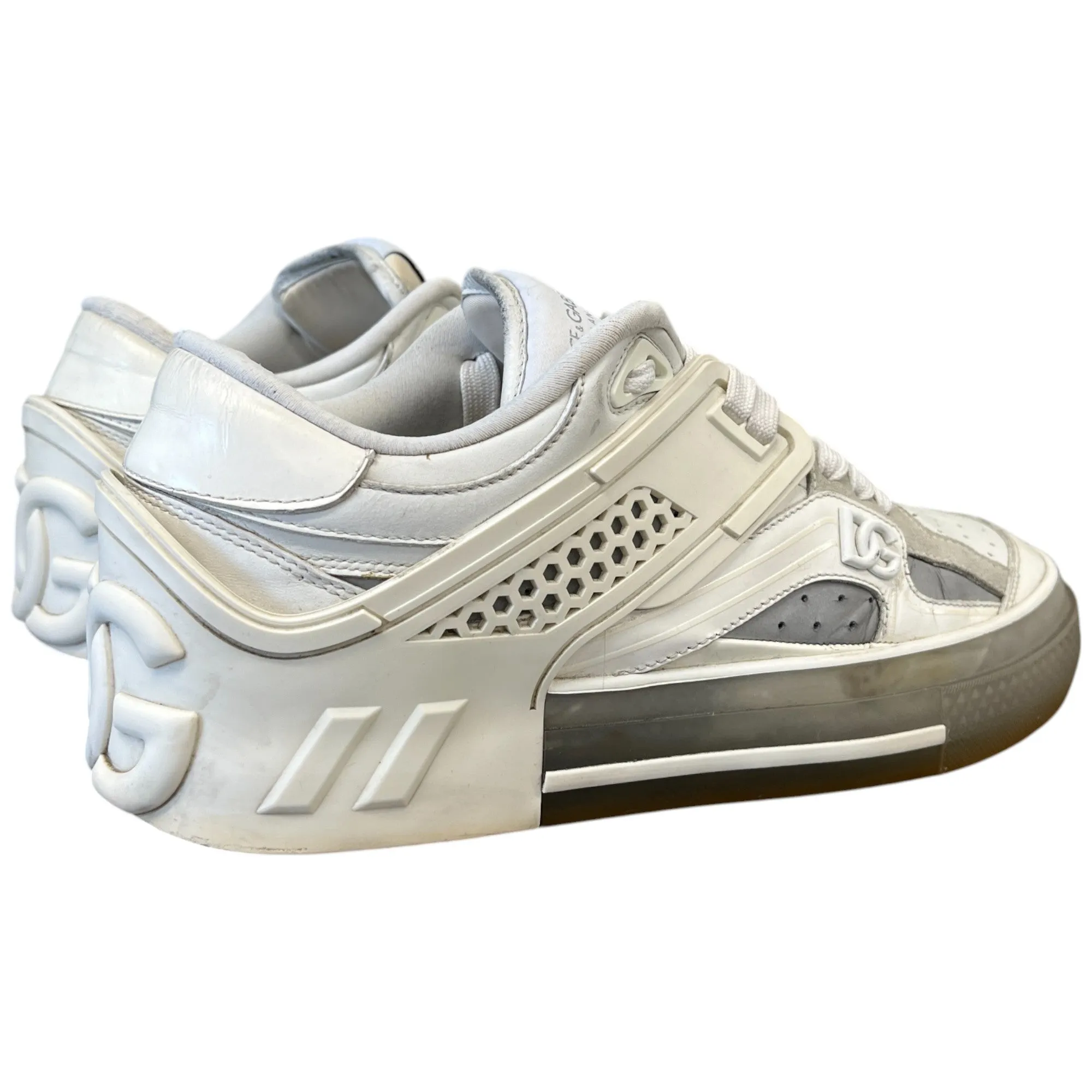 Men's Dg Logo Low Trainers White Size EU 40.5 / UK 6.5